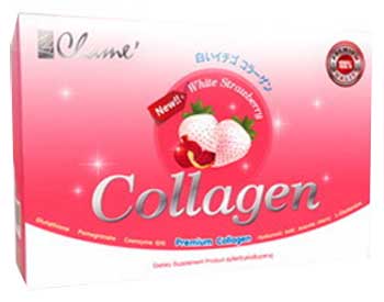 รูปภาพของ Chame Collagen 35000 mg. ชาเม่ คอลลาเจน สตอว์เบอรี่สีขาว 30ซอง